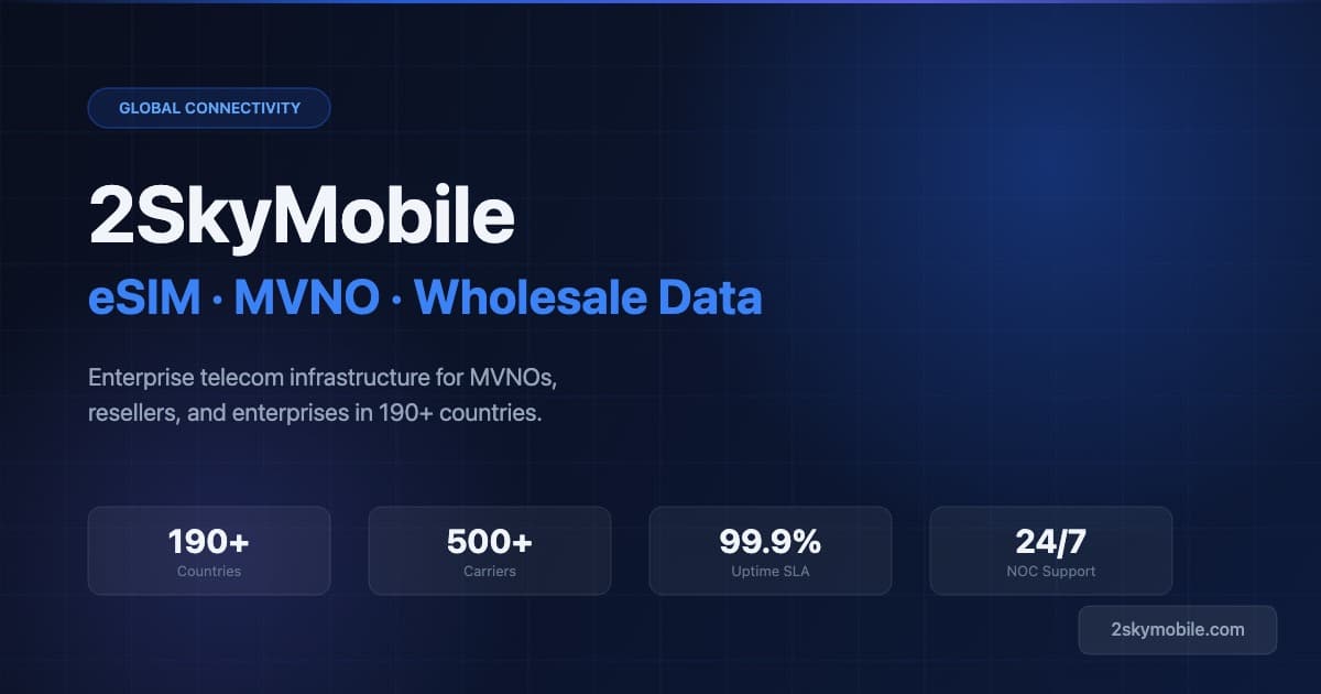2SkyMobile — global telecom and eSIM platform